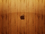 Apple Think Different Wood Background Computer