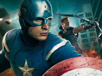 Captain America In Avengers Movie