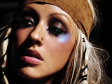 Christina Aguilera Face Make Up Piercing Lips