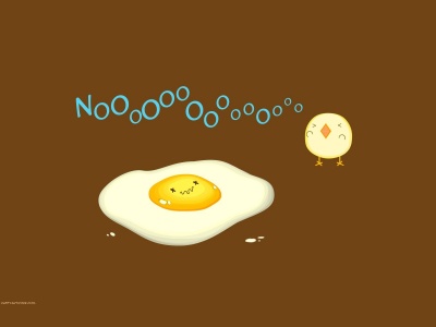 Eggs Minimalistic Humor Funny Chickens Fried Eggs