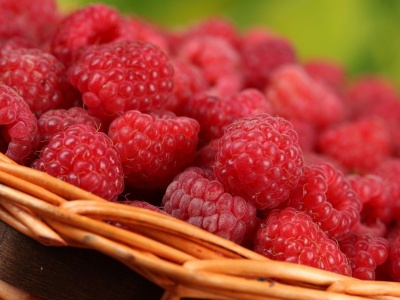 Fruits Food Raspberries