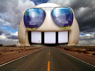 Funny Highway Sunglasses Photomanipulations