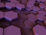 Hexagons Purple