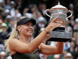 Maria Sharapova With The Trophy