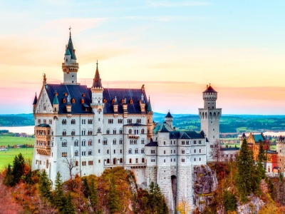 Neuschwanstein Castle Autumn Germany