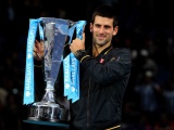 Novak Djokovic With The Trophy