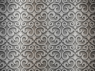 Patterns Wavy Background Texture Metal Silver