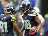 Seahawks-Golden Tate And Sidney Rice