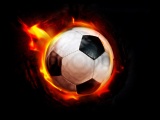 Soccer 3D Ball On Fire