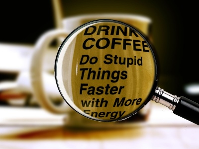 Stupid Coffee Energy Funny Drink Coffee Cups