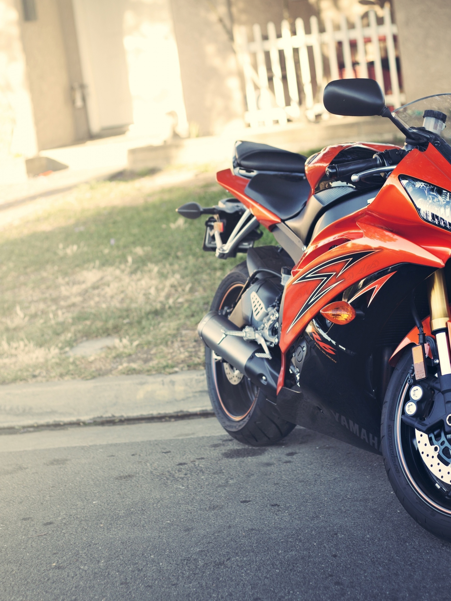 2009 Yamaha YZF-R6 Orange