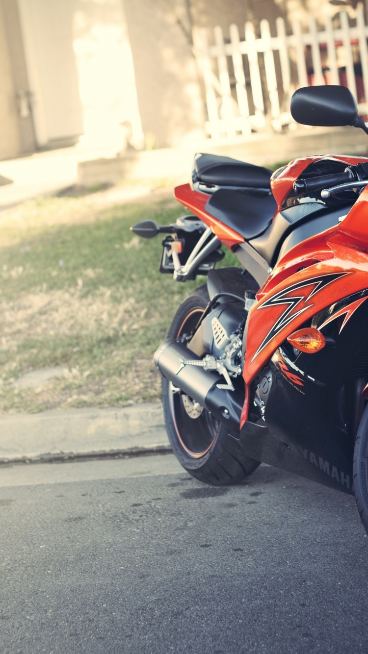 2009 Yamaha YZF-R6 Orange