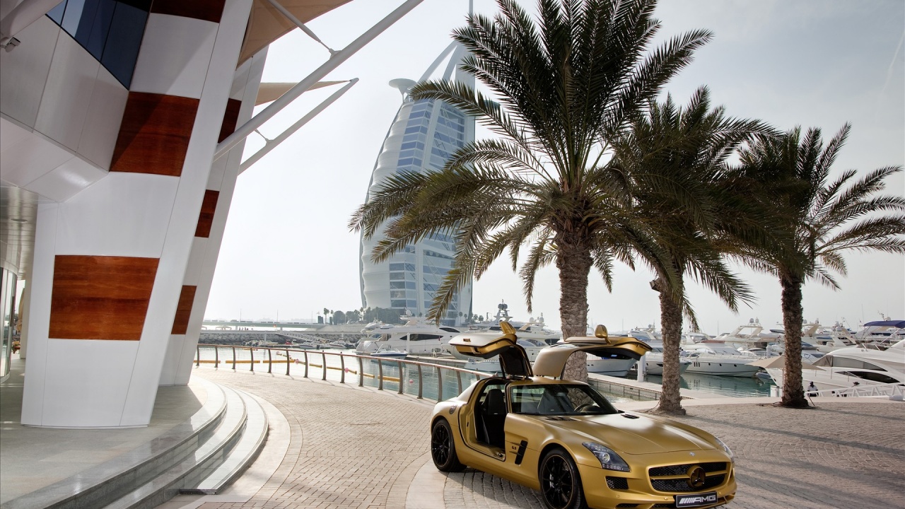 2010 Mercedes Benz Sls Amg Desert Gold