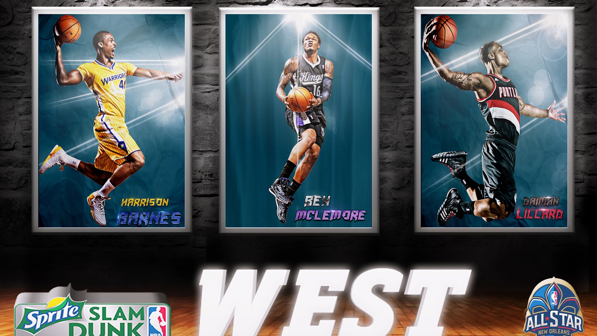 2014 NBA All Star Slam Dunk West