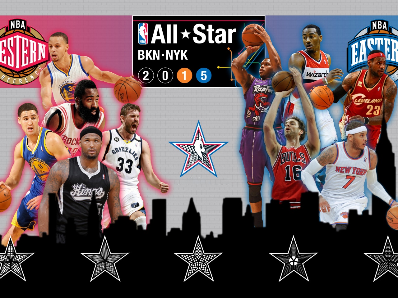 2015 NBA All-Stars Rosters