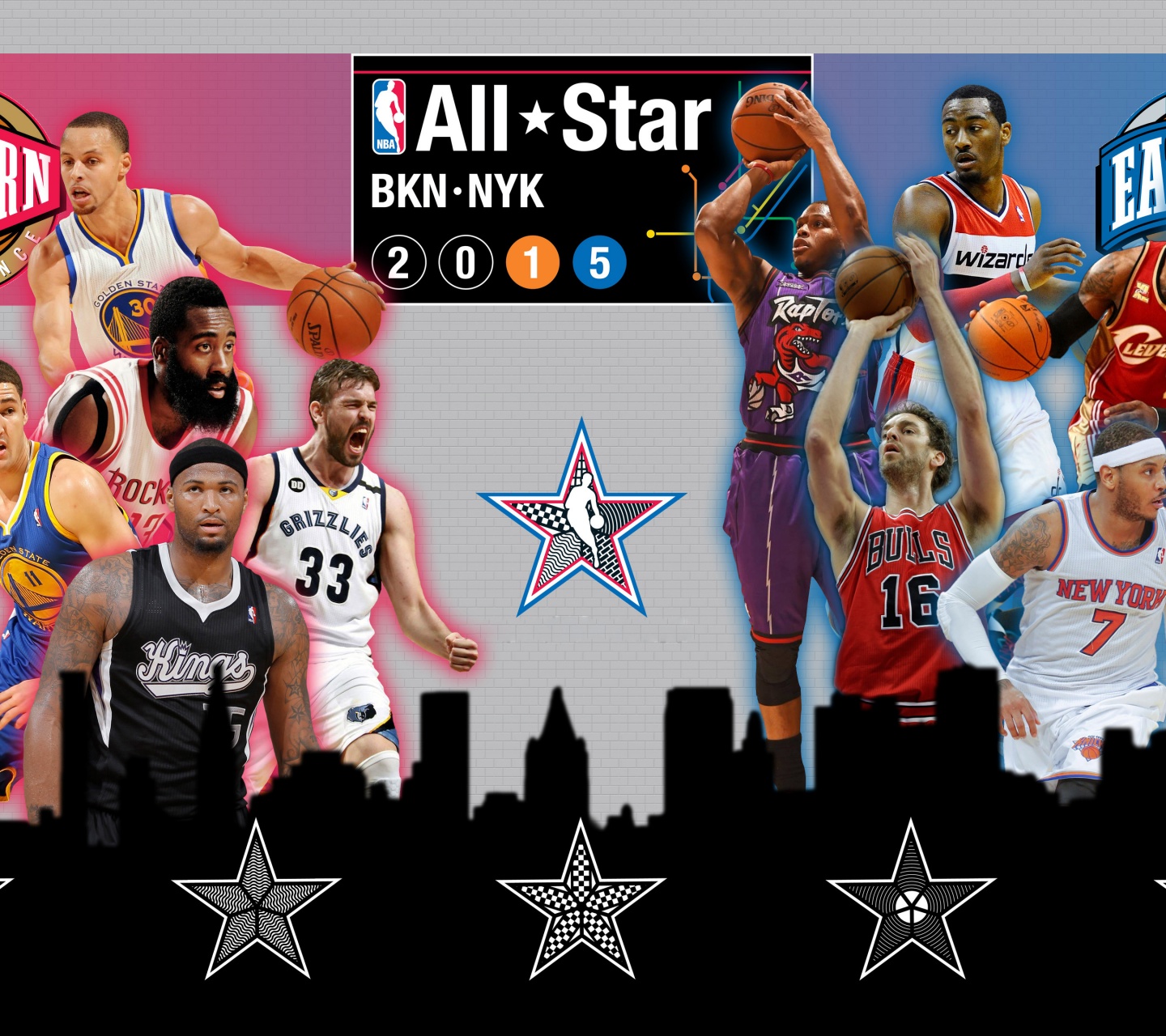 2015 NBA All-Stars Rosters