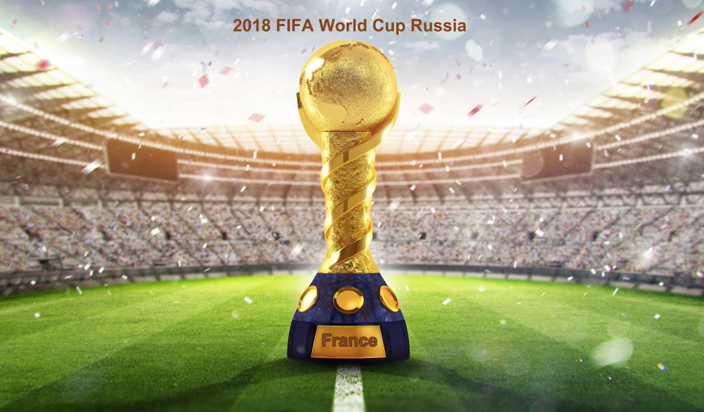 2018 Fifa Wc Russia Golden Trophy