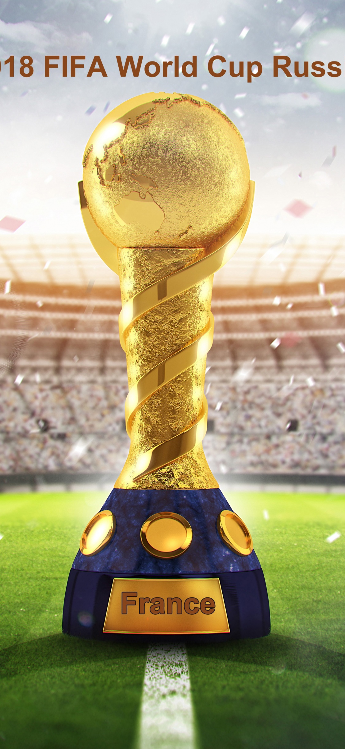 2018 Fifa Wc Russia Golden Trophy