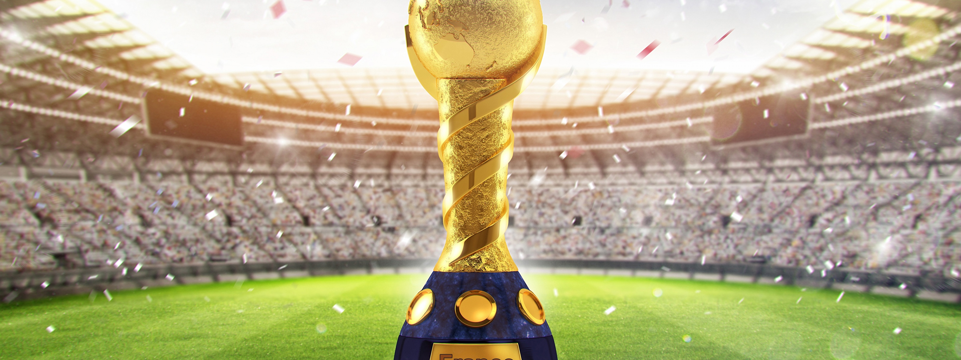 2018 Fifa Wc Russia Golden Trophy