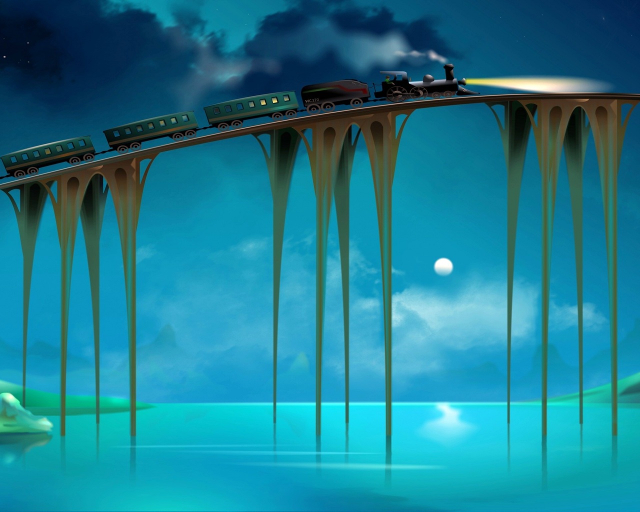 3D Bridge Train