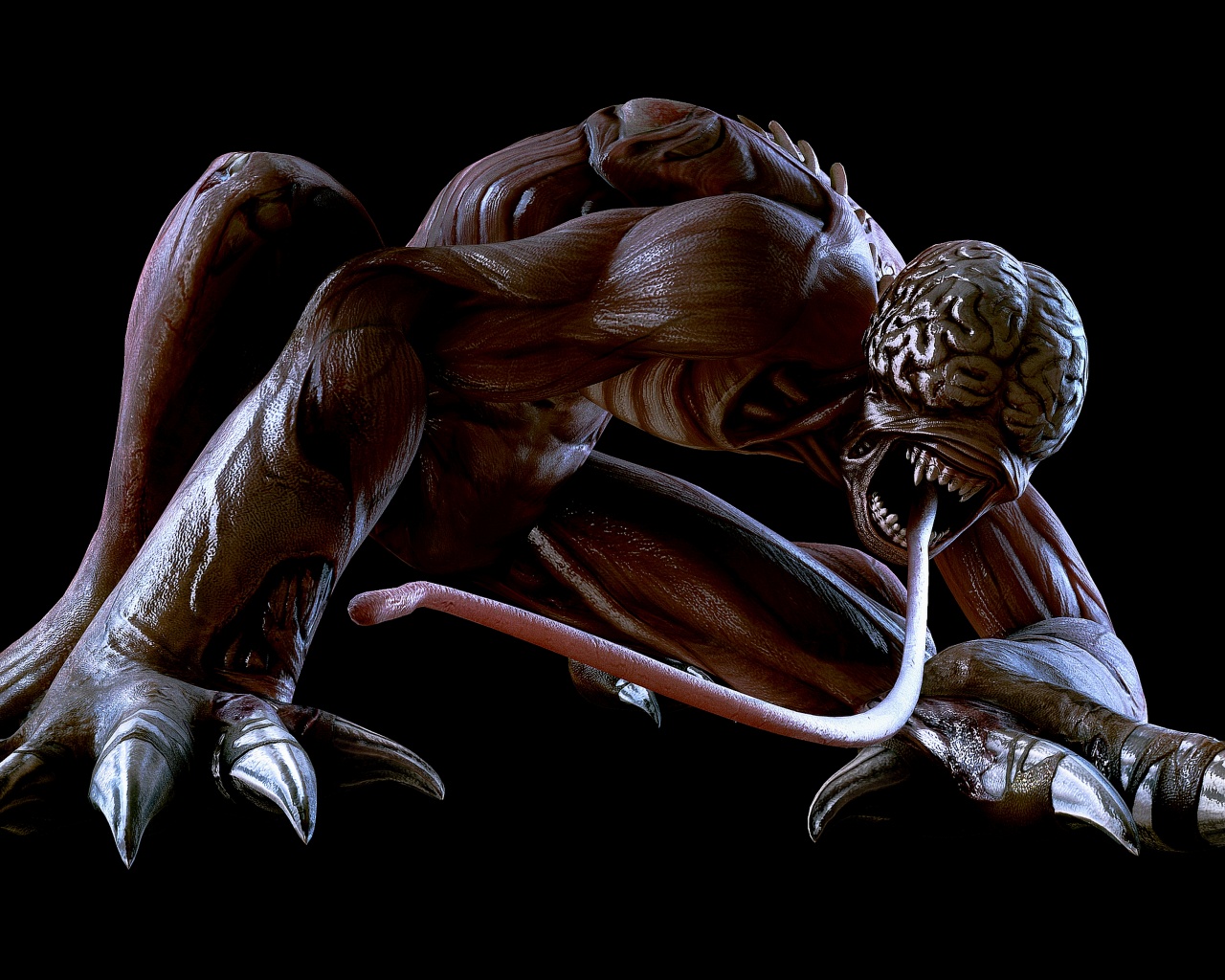 3D Licker From Resident Evil