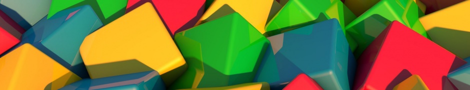 3D Multicolored Cubes