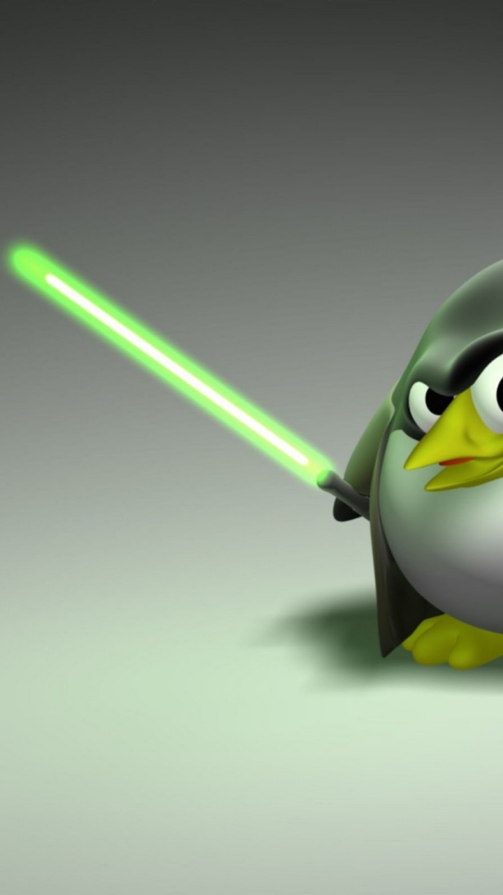 3D Penguin Jedi