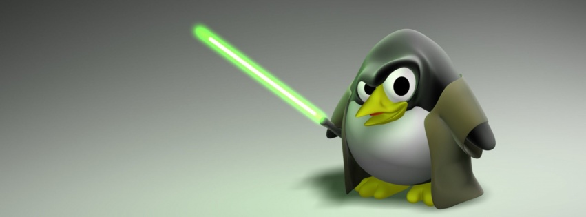 3D Penguin Jedi