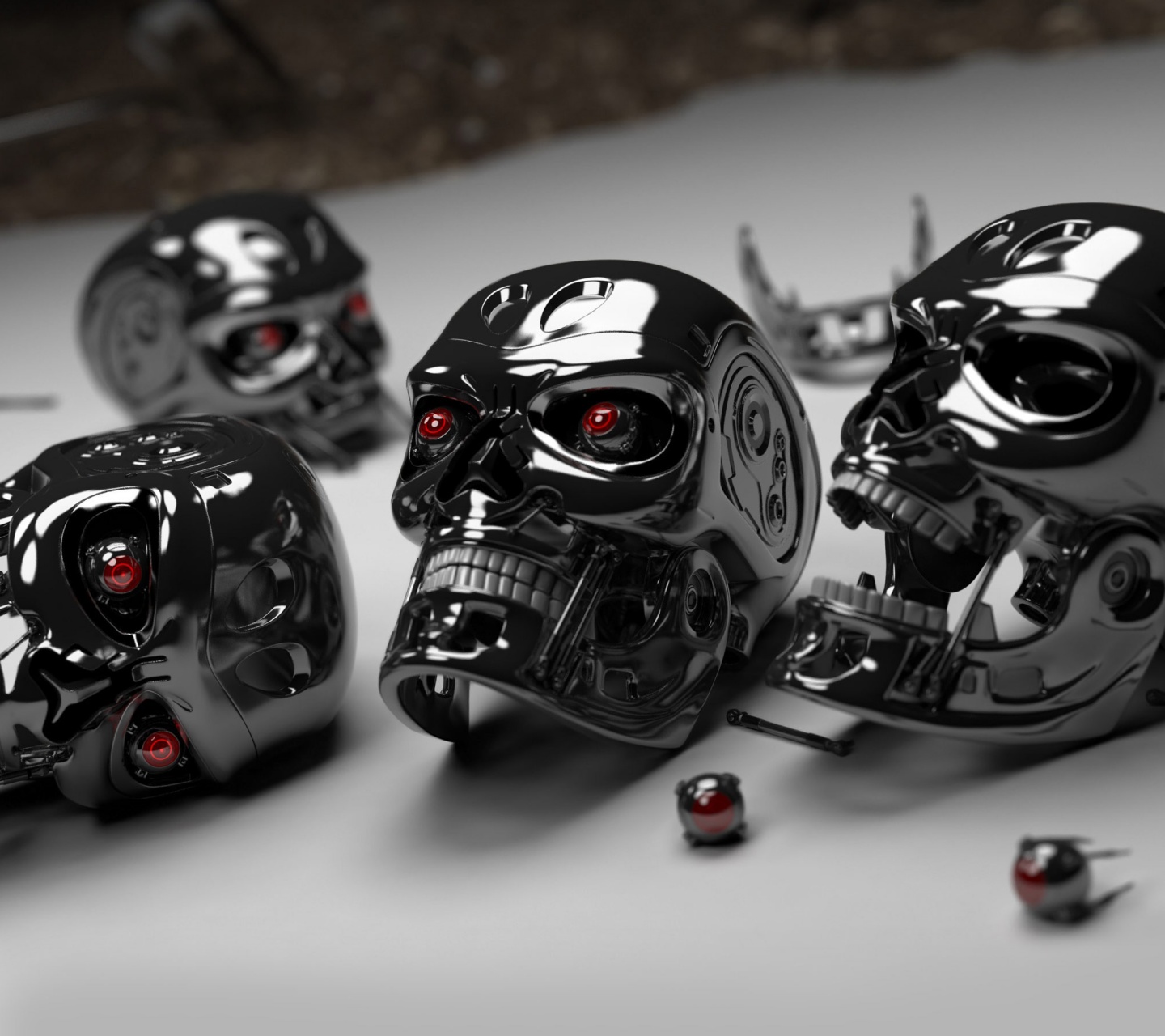 3D Robot Skulls