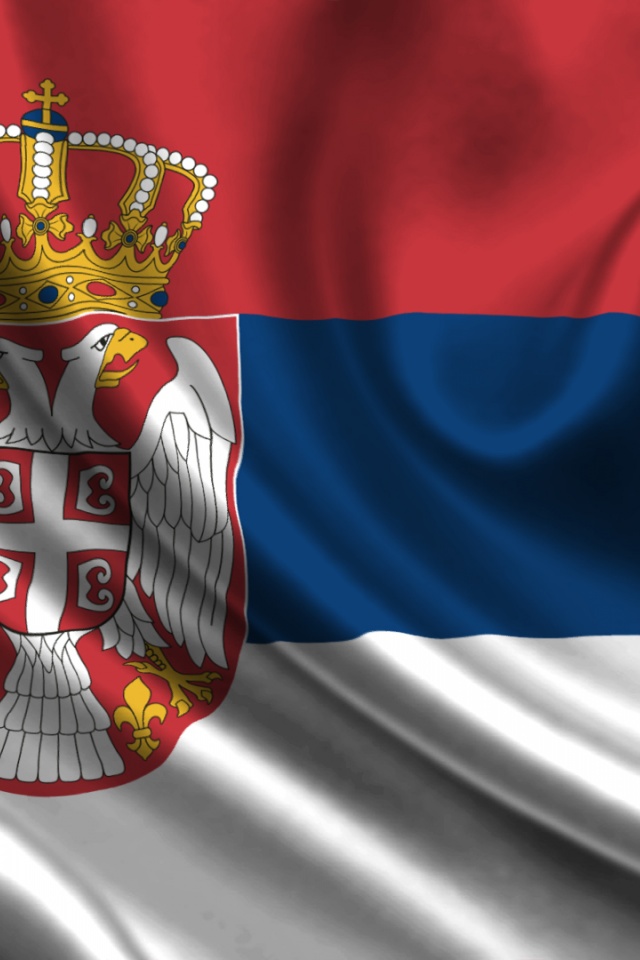 3D Serbia Flag