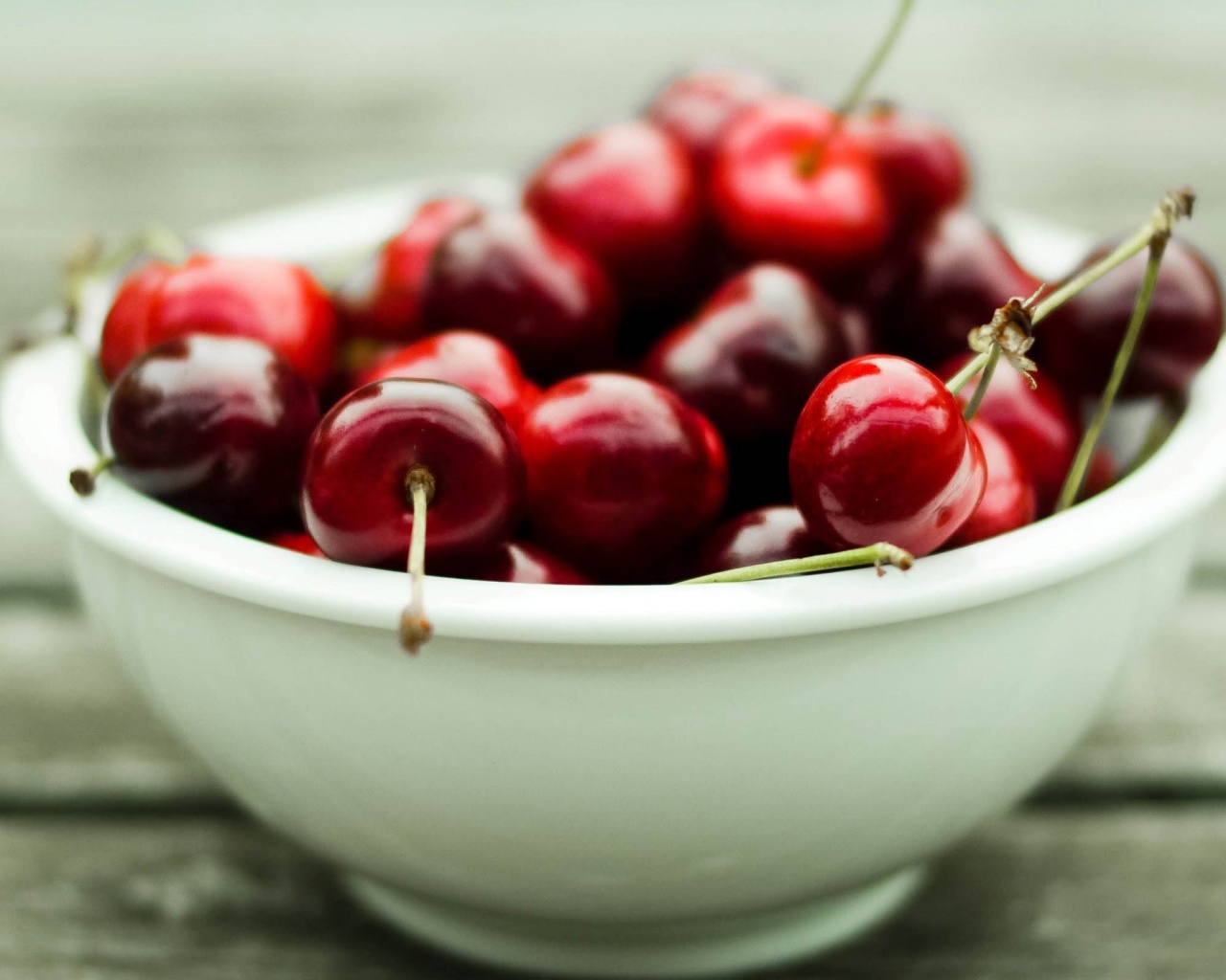 A Bowl Full Of Cherries