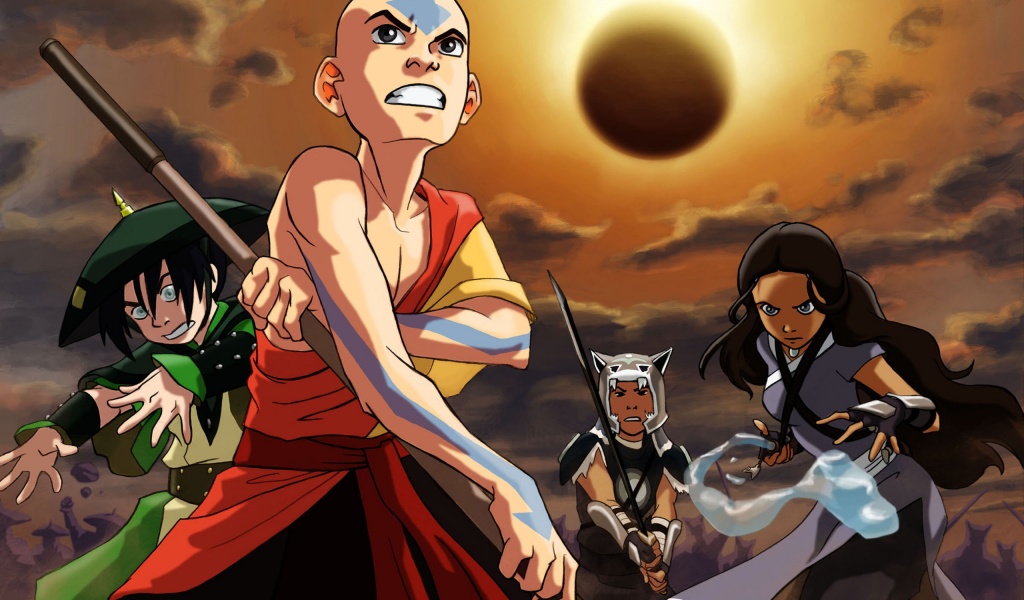 Aang Sokka Catarrh Toph Avatar The Last Airbender