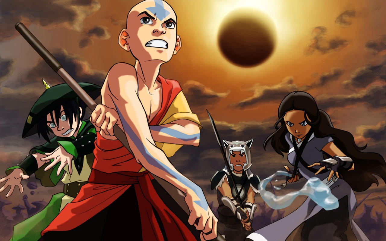 Aang Sokka Catarrh Toph Avatar The Last Airbender