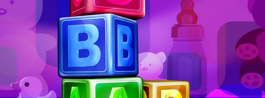 Abc Cubes Wallpaper