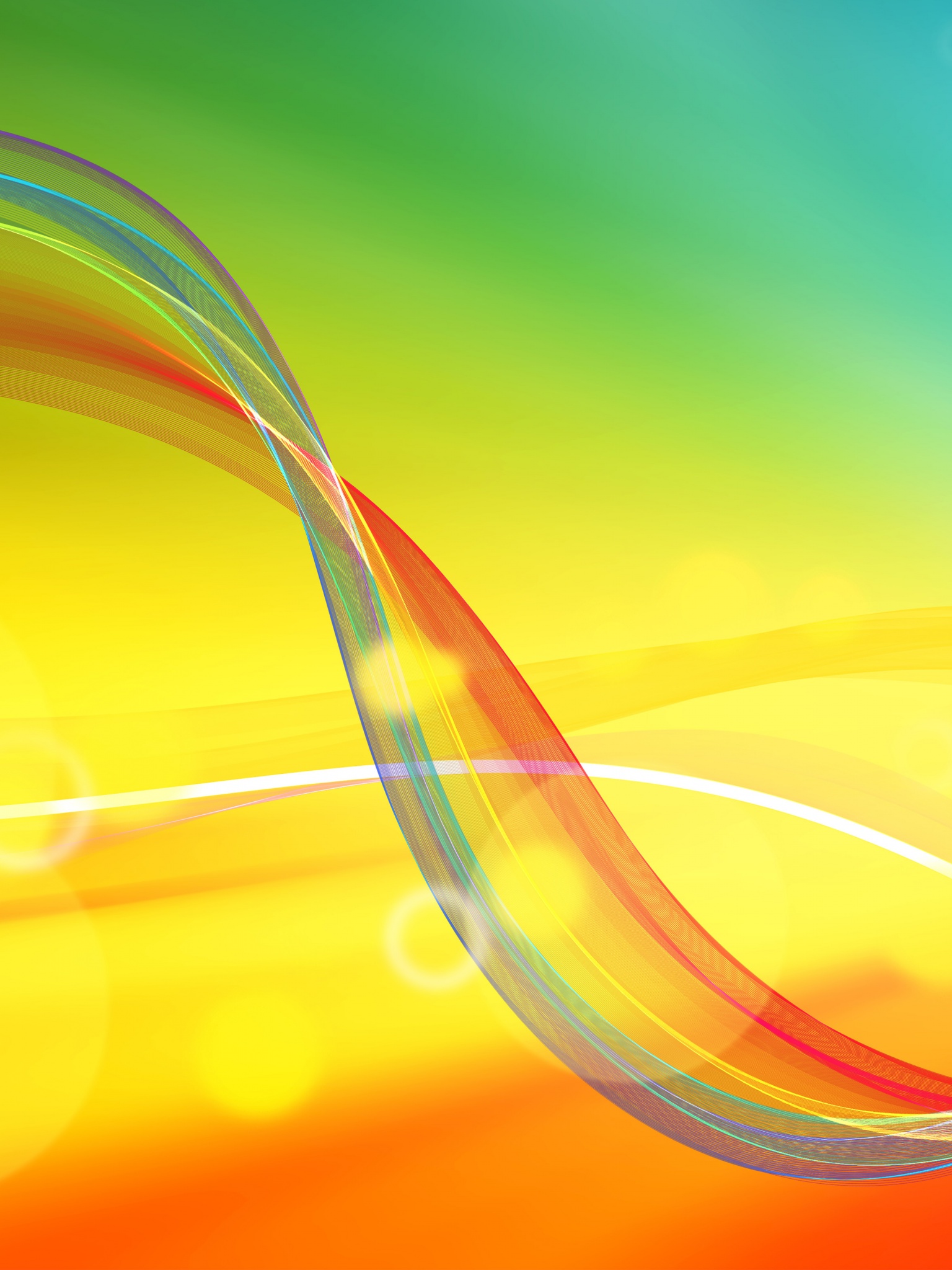 Abstract Color Spring Background