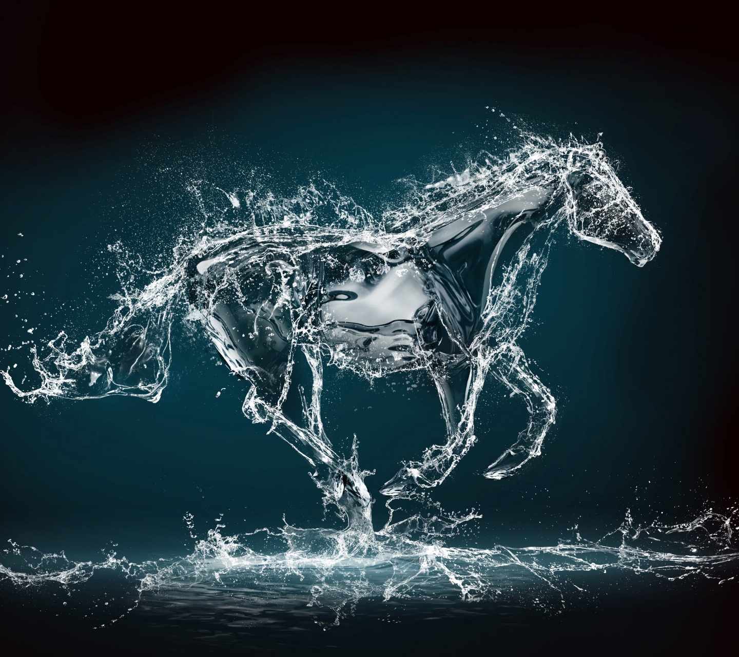 Abstract Water Horse