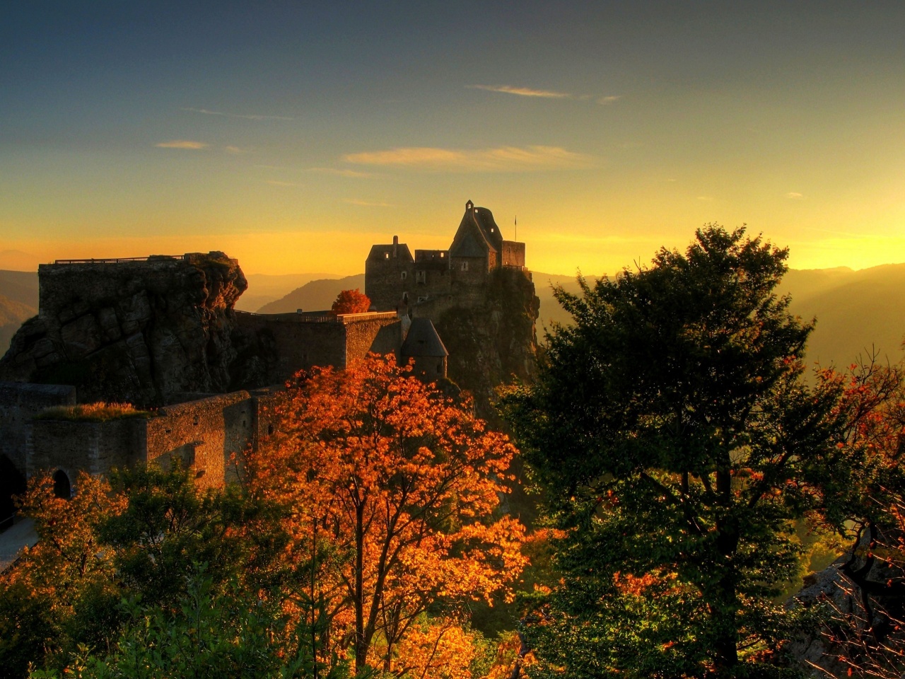 Aggstein Sundown Ii Schonbuhel Aggsbach Lower Austria Austria