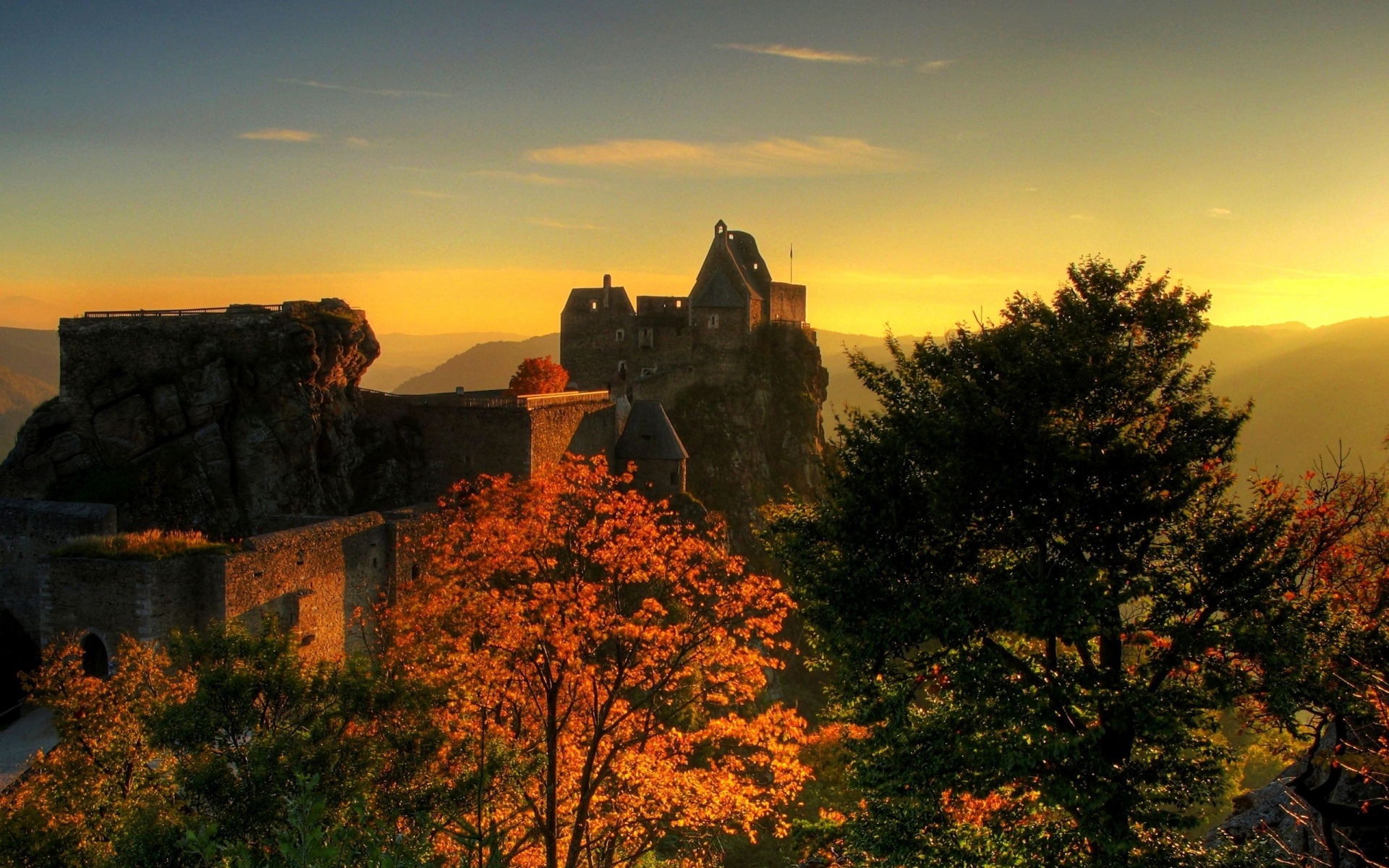 Aggstein Sundown Ii Schonbuhel Aggsbach Lower Austria Austria