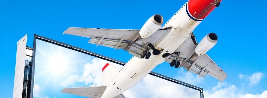 Aircraft Flying Out Of The Screen