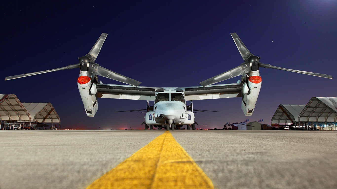 Airplane Airport Night