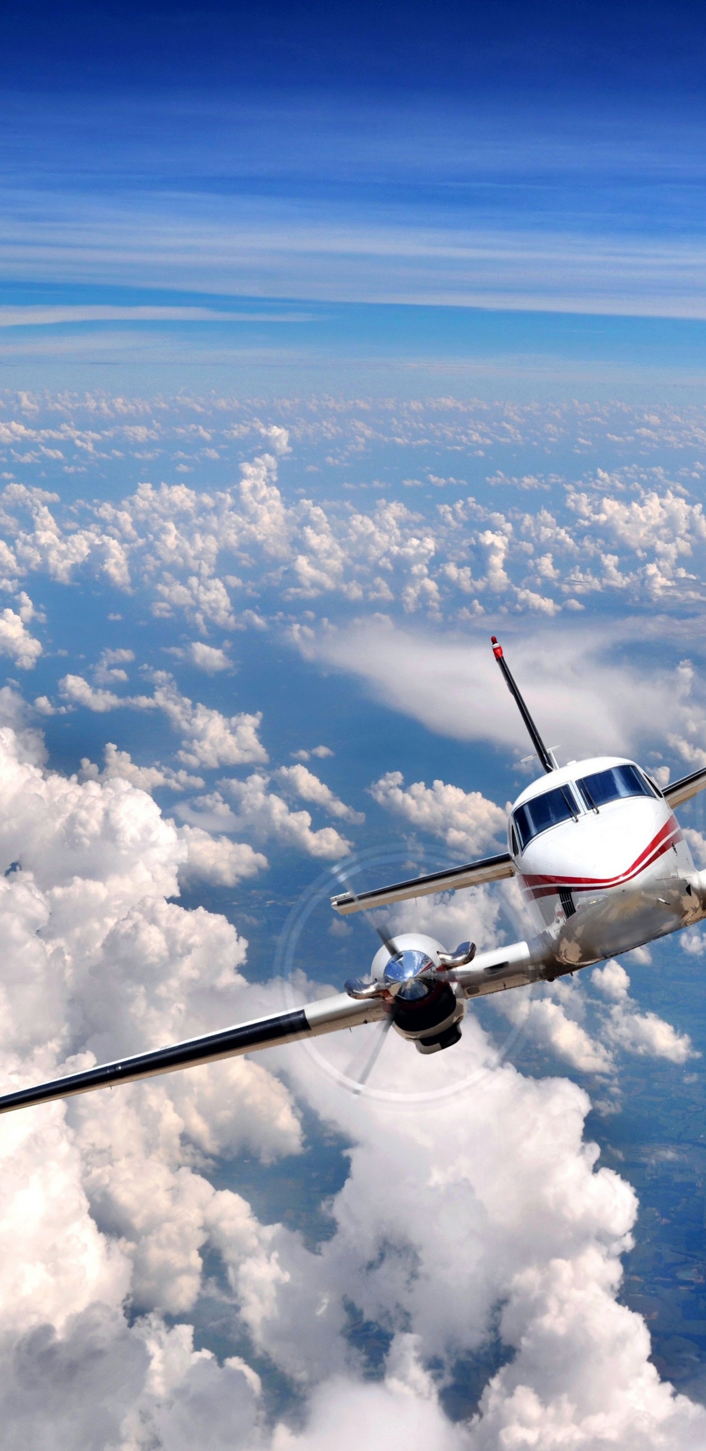 Airplane In The Clouds