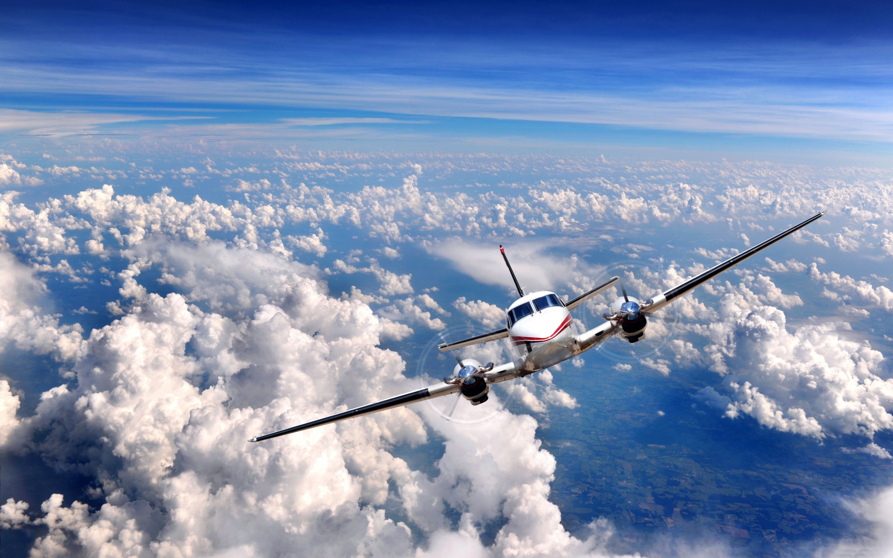 Airplane In The Clouds