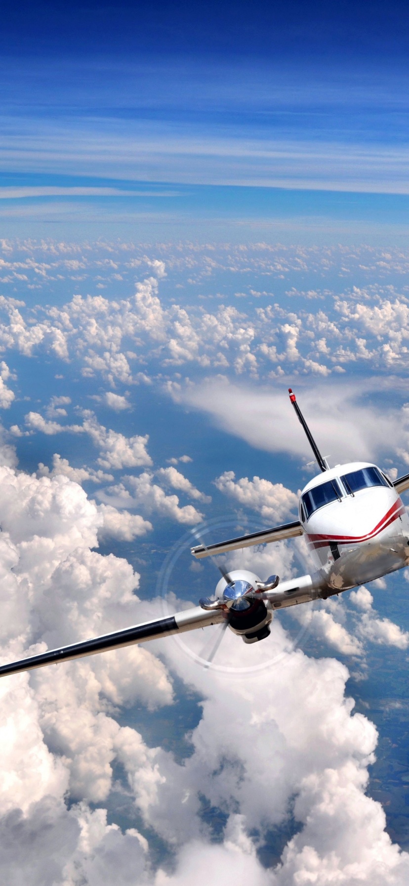 Airplane In The Clouds