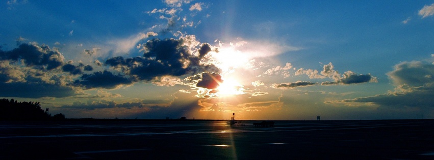 Airport Sunset Nature