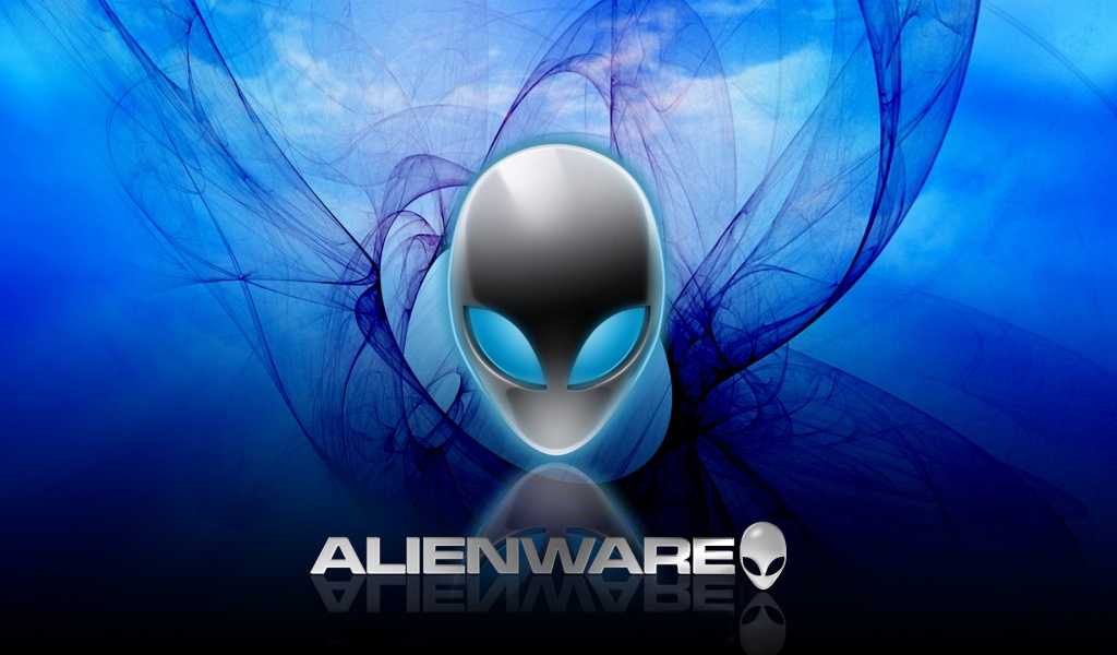 Alienware Computer Blue Ripple