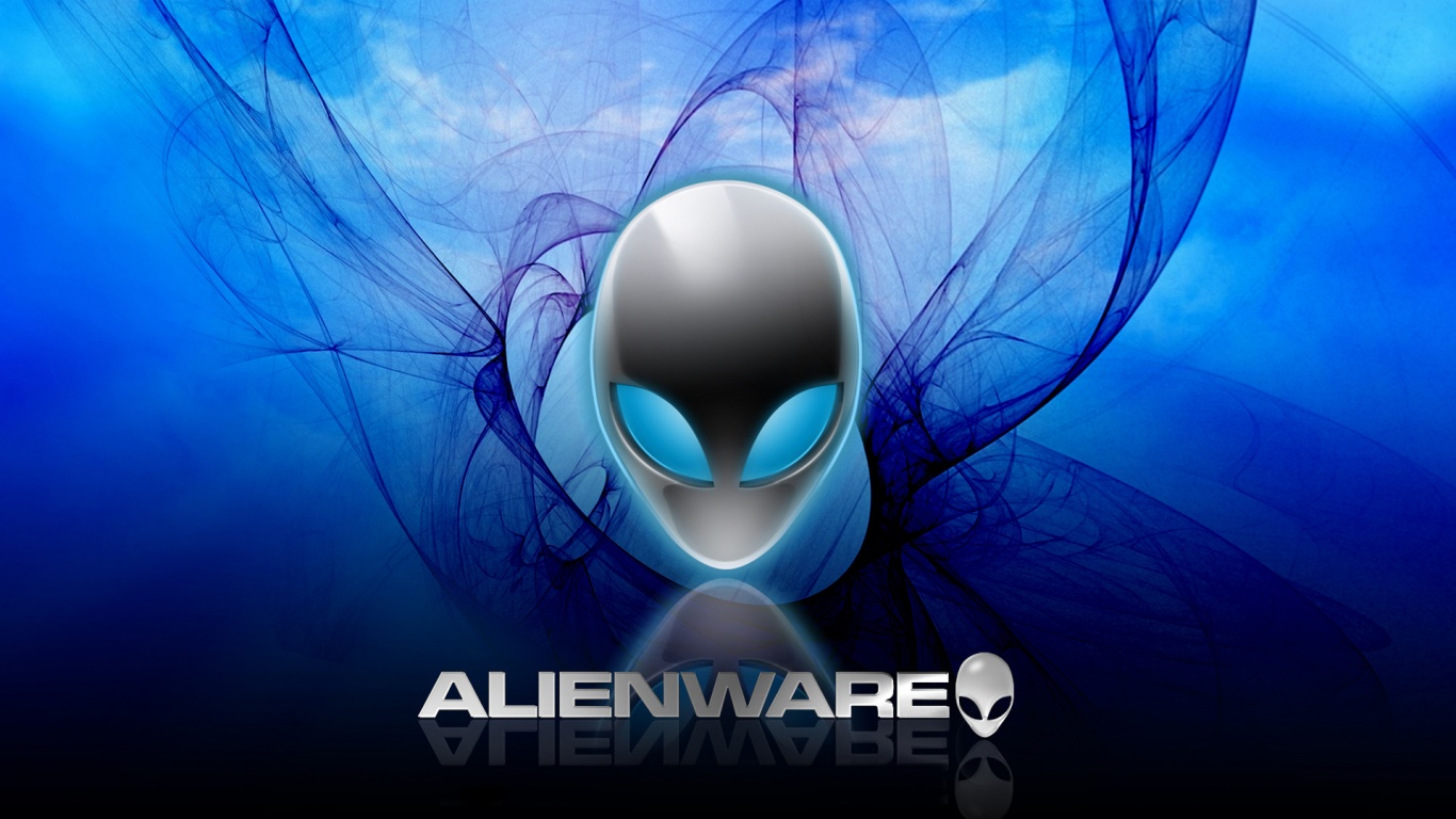 Alienware Computer Blue Ripple