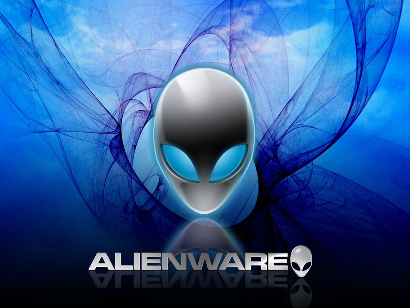 Alienware Computer Blue Ripple