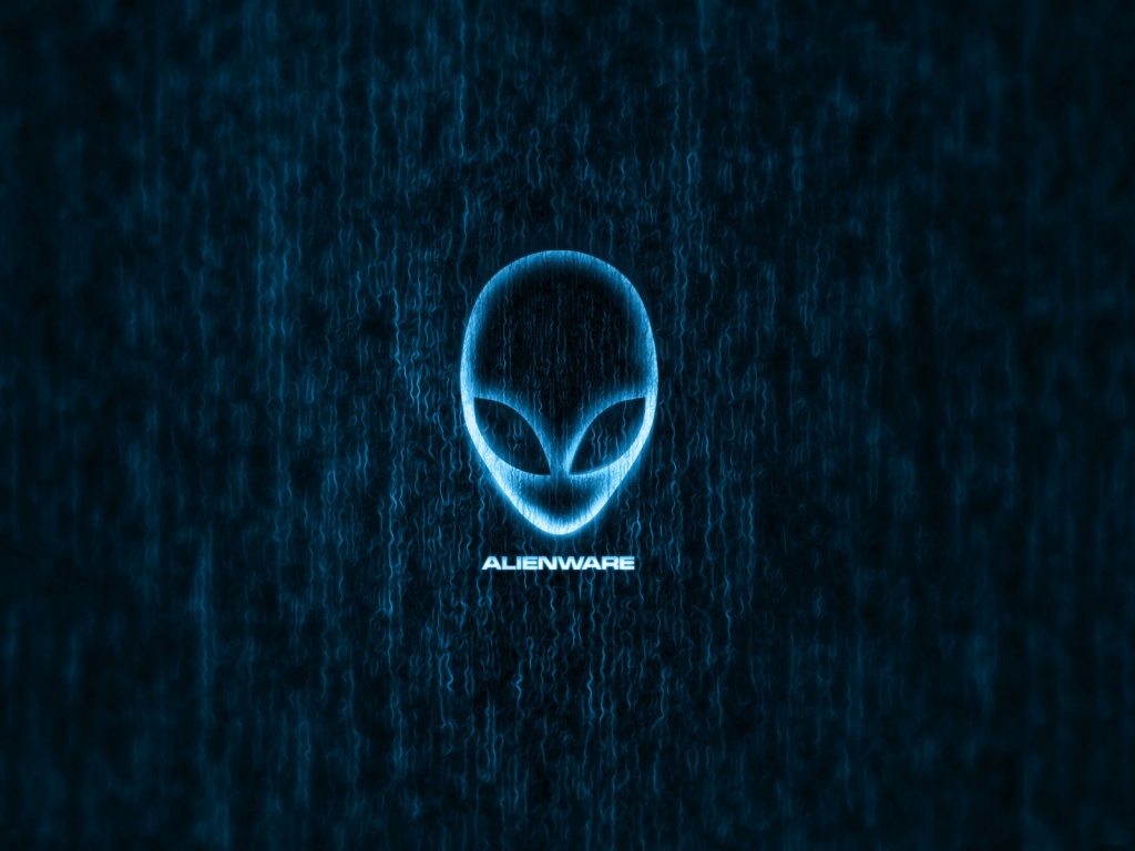 Alienware Computer Dark Stripes Fluorescent