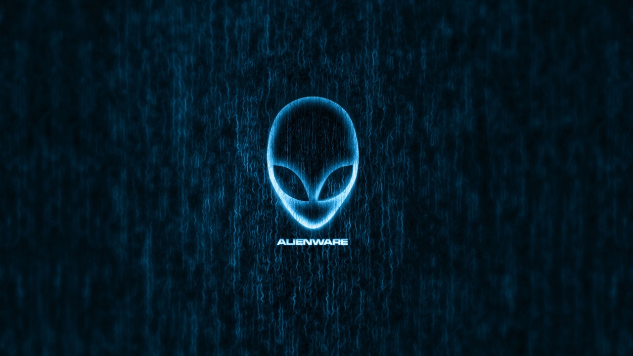 Alienware Computer Dark Stripes Fluorescent