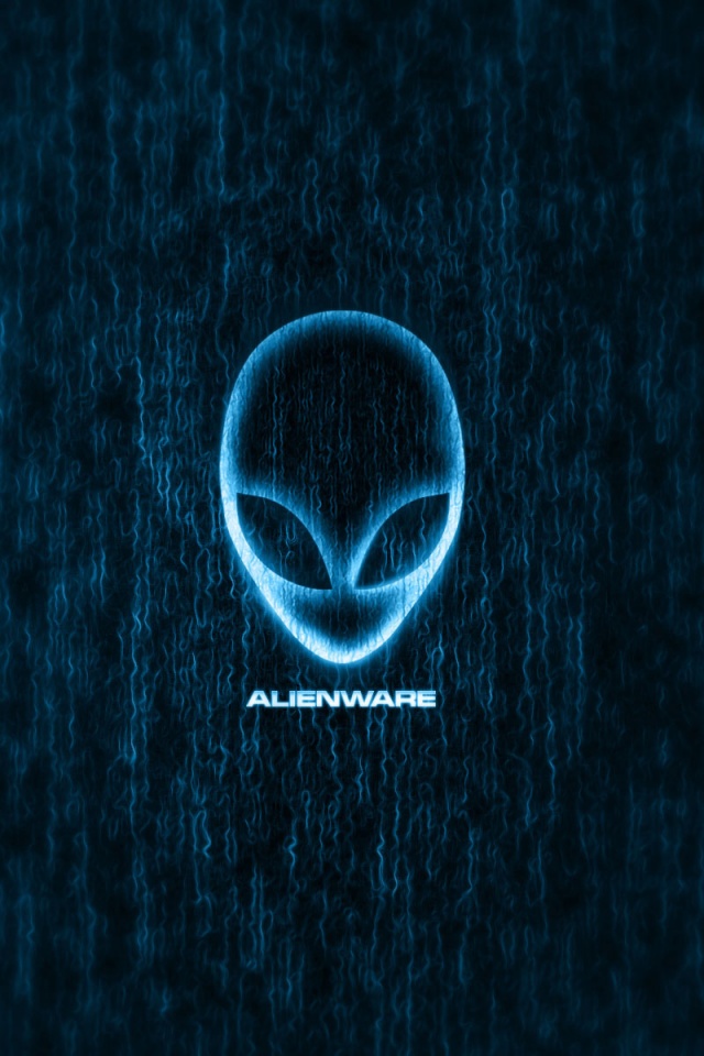 Alienware Computer Dark Stripes Fluorescent